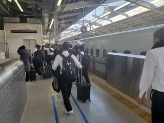 新大阪駅到着