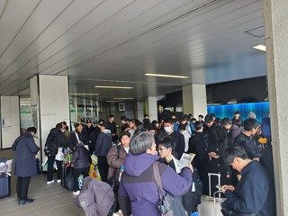 新神戸駅（解散式）