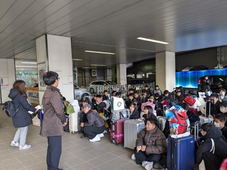 新神戸駅（解散式）