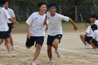 学級対抗リレー（電気科・電子機械科）