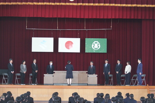生徒代表お礼の言葉