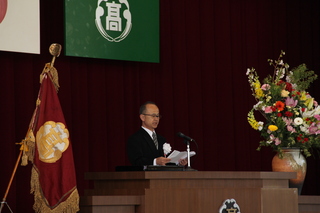 学校長式辞