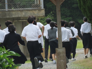 避難の様子