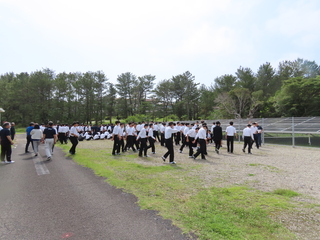 避難の様子