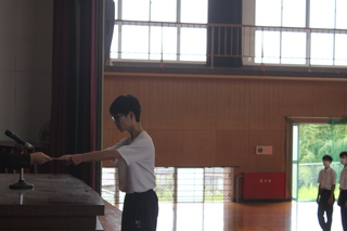 表彰式（太極拳）