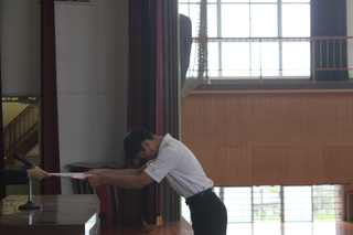表彰式（陸上競技）