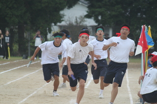 学級対抗リレー（電気科・電子機械科）