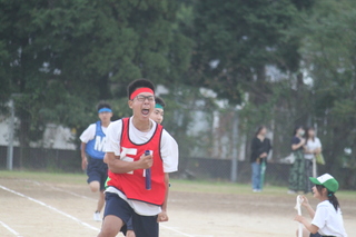 学級対抗リレー（電気科・電子機械科）