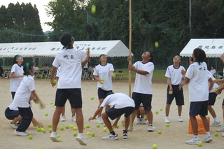 玉入れ（緑組）