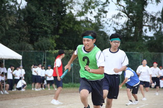 学級対抗リレー（電気科・電子機械科）