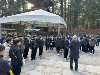 日光東照宮にて