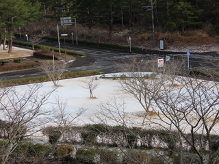 吹上浜公園第１駐車場を望む