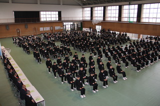 式場全景（２階席から）