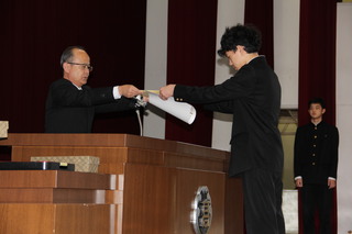 表彰式（書道）