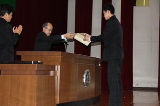 表彰式（書道）